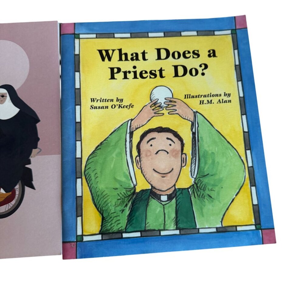 Catholic Vocations Children Books Set Priest Nun Deacon Becoming Where Come From - Picture 2 of 12